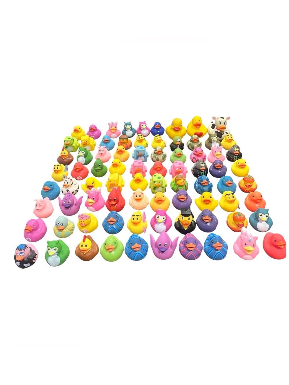 Rubber Duck Toy Lot of 79 Jeep Various Colorful Party Favor